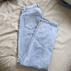 Abercrombie & Fitch the 90s straight ultra high rise